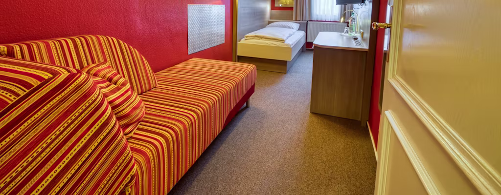 Einzelzimmer im Hotel Goldene Krone
